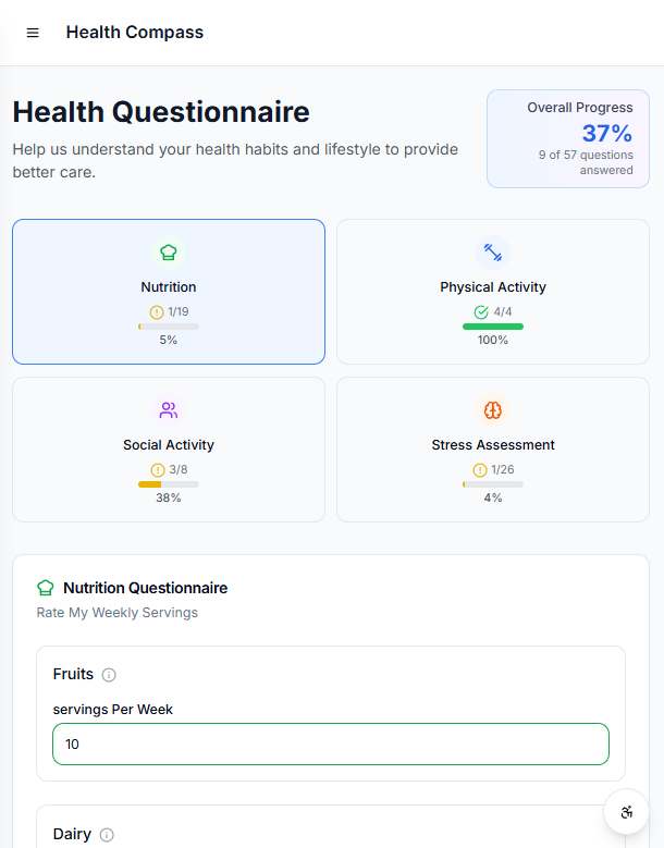 AI-powered health recommendations