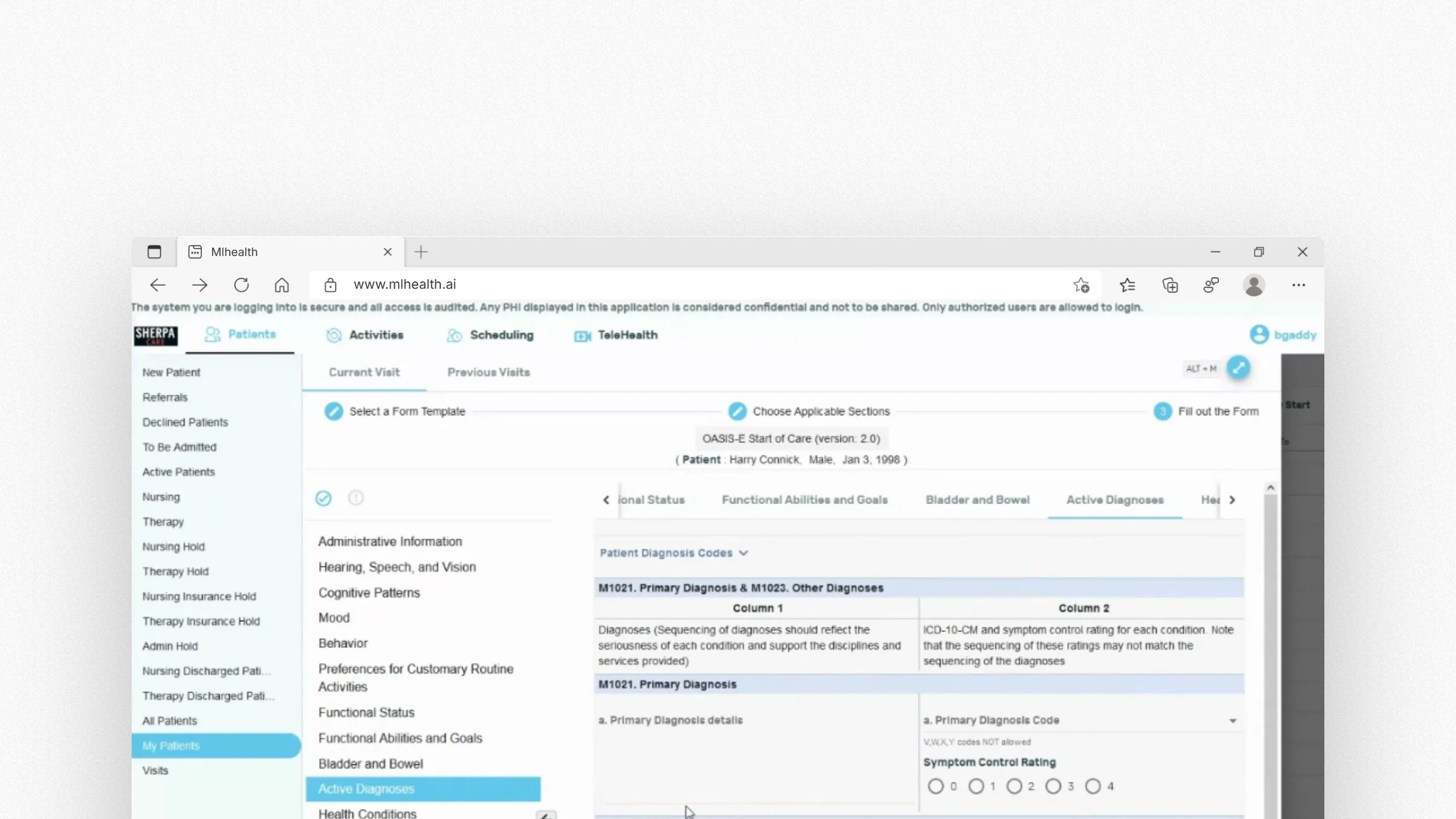 Role-based analytics dashboard